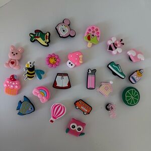 Colorful Shoe Charms Set